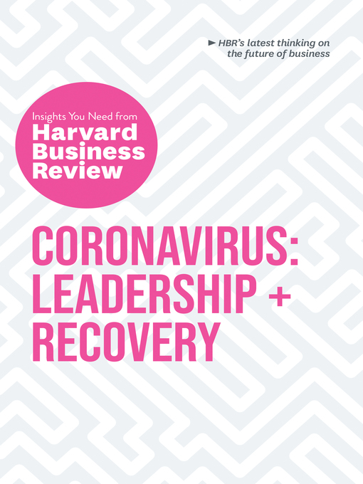 Title details for Coronavirus by Harvard Business Review - Available